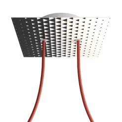 2 Holes - LARGE Square Ceiling Canopy Kit - Rose One System - PROMO -Home-Lamps 2 holes large square ceiling canopy kit rose one system promo 13