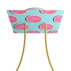 2 Holes - LARGE Square Ceiling Canopy Kit - Rose One System - PROMO -Home-Lamps 2 holes large square ceiling canopy kit rose one system promo 7