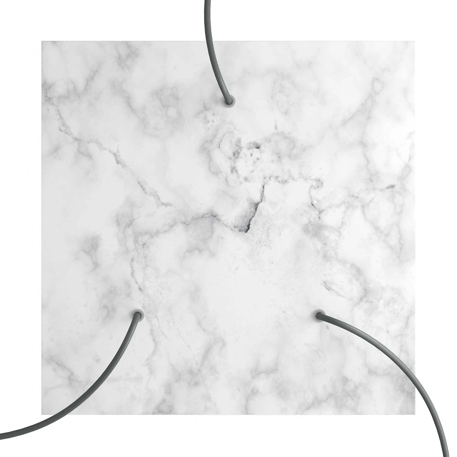 3 Holes - EXTRA LARGE Square Ceiling Canopy Kit - Rose One System 21 3 Holes - EXTRA LARGE Square Ceiling Canopy Kit - Rose One System - Image 19