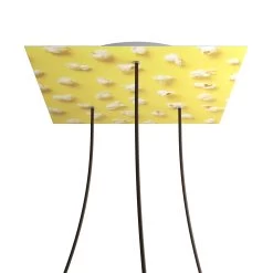 3 Holes - EXTRA LARGE Square Ceiling Canopy Kit - Rose One System - PROMO -Home-Lamps 3 holes extra large square ceiling canopy kit rose one system promo 11