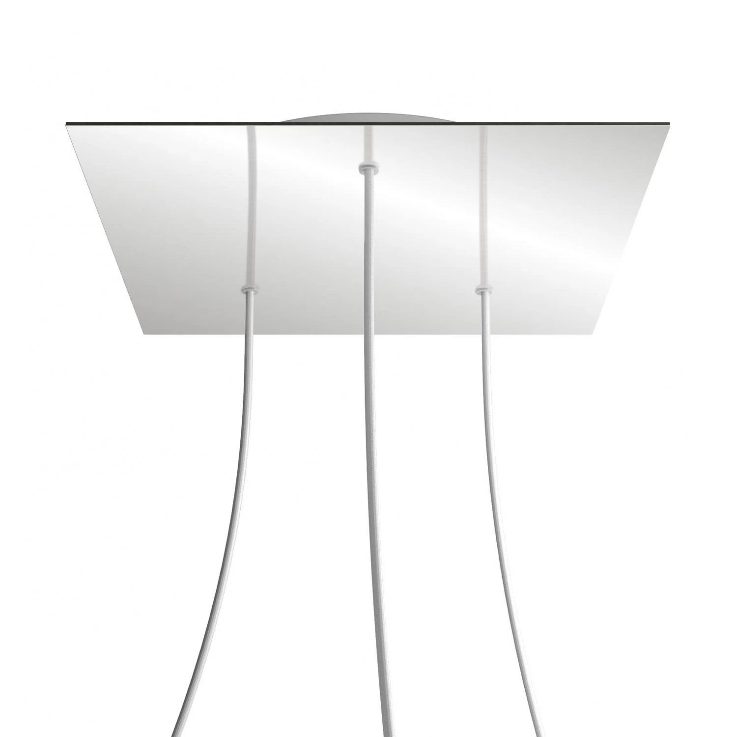 3 Holes - EXTRA LARGE Square Ceiling Canopy Kit - Rose One System 3 3 Holes - EXTRA LARGE Square Ceiling Canopy Kit - Rose One System