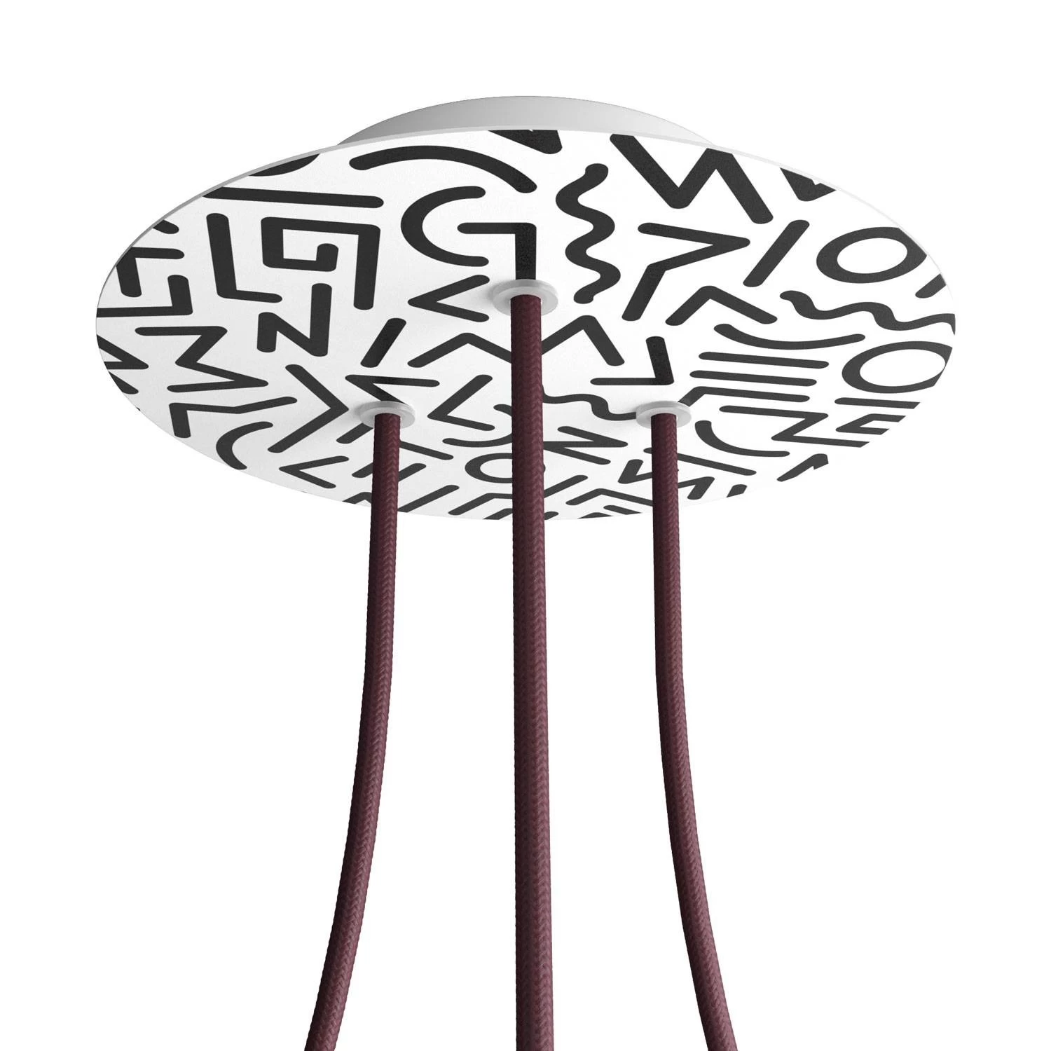 3 Holes - LARGE Round Ceiling Canopy Kit - Rose One System - PROMO 22 3 Holes - LARGE Round Ceiling Canopy Kit - Rose One System - PROMO - Image 20