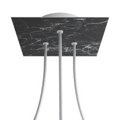 3 Holes - LARGE Square Ceiling Canopy Kit - Rose One System -Home-Lamps 3 holes large square ceiling canopy kit rose one system 7