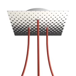 3 Holes - LARGE Square Ceiling Canopy Kit - Rose One System - PROMO