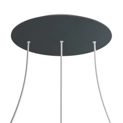 3 In-line Holes - EXTRA LARGE Round Ceiling Canopy Kit - Rose One System -Home-Lamps 3 in line holes extra large round ceiling canopy kit rose one system 14