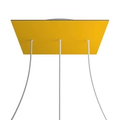 3 In-Line Holes - EXTRA LARGE Square Ceiling Canopy Kit - Rose One System 25 3 In-Line Holes - EXTRA LARGE Square Ceiling Canopy Kit - Rose One System -Home-Lamps 3 in line holes extra large square ceiling canopy kit rose one system 3