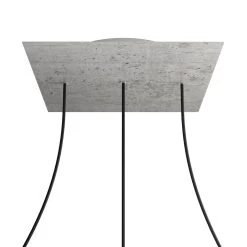 3 In-Line Holes - EXTRA LARGE Square Ceiling Canopy Kit - Rose One System 30 3 In-Line Holes - EXTRA LARGE Square Ceiling Canopy Kit - Rose One System -Home-Lamps 3 in line holes extra large square ceiling canopy kit rose one system 8