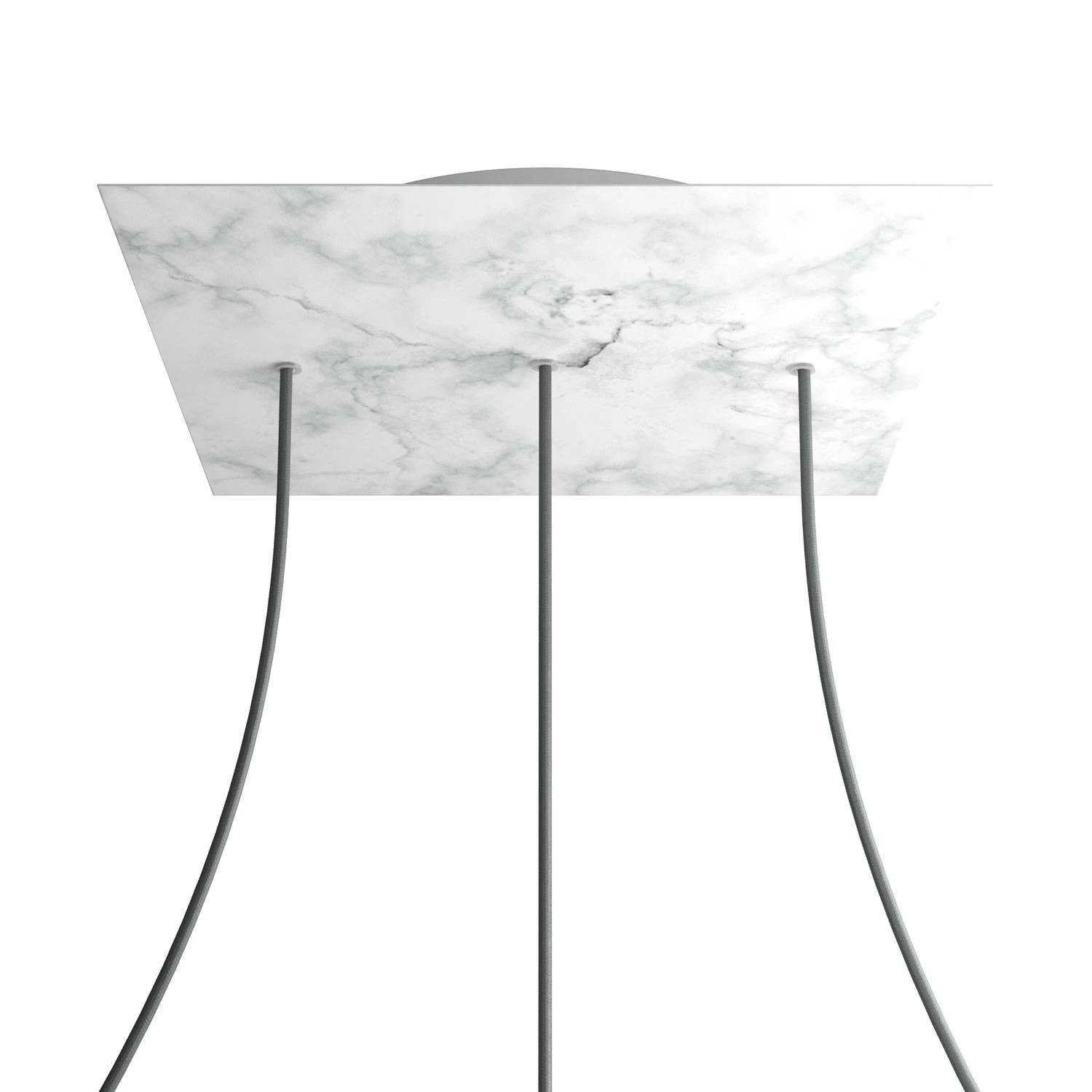 3 In-Line Holes - EXTRA LARGE Square Ceiling Canopy Kit - Rose One System 3 3 In-Line Holes - EXTRA LARGE Square Ceiling Canopy Kit - Rose One System