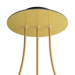 3 In-line Holes - LARGE Round Ceiling Canopy Kit - Rose One System 24 3 In-line Holes - LARGE Round Ceiling Canopy Kit - Rose One System -Home-Lamps 3 in line holes large round ceiling canopy kit rose one system 2