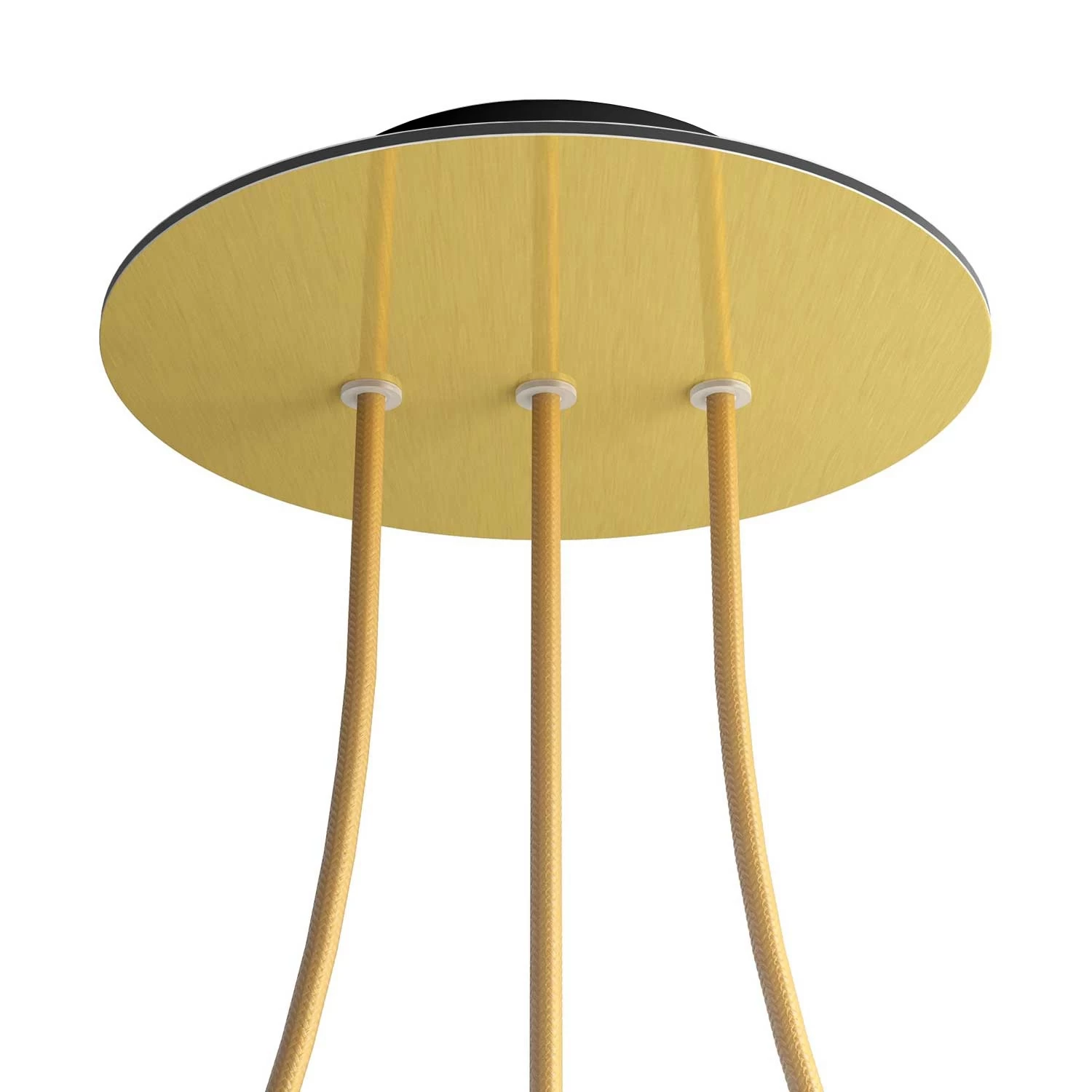 3 In-line Holes - LARGE Round Ceiling Canopy Kit - Rose One System 5 3 In-line Holes - LARGE Round Ceiling Canopy Kit - Rose One System - Image 3