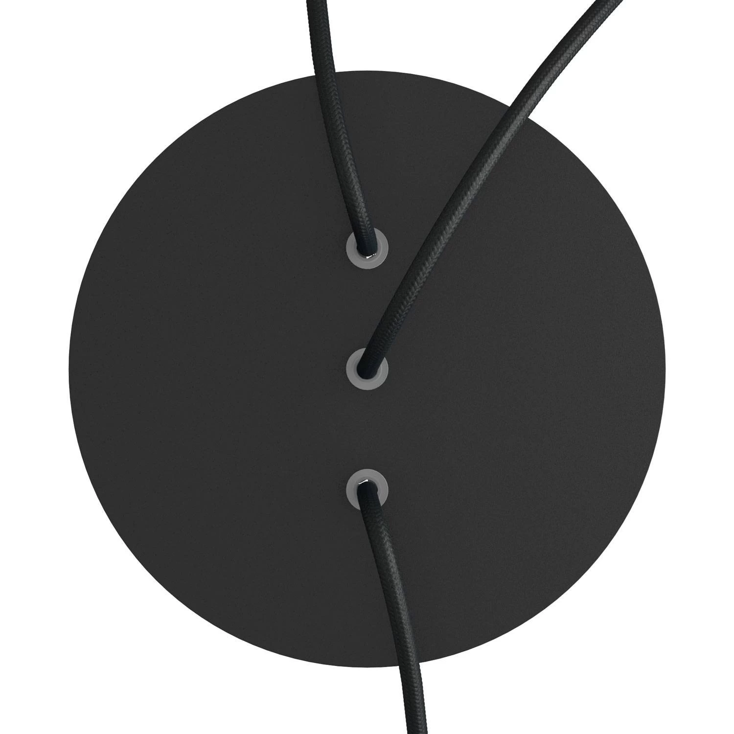 3 In-line Holes - LARGE Round Ceiling Canopy Kit - Rose One System 6 3 In-line Holes - LARGE Round Ceiling Canopy Kit - Rose One System - Image 4