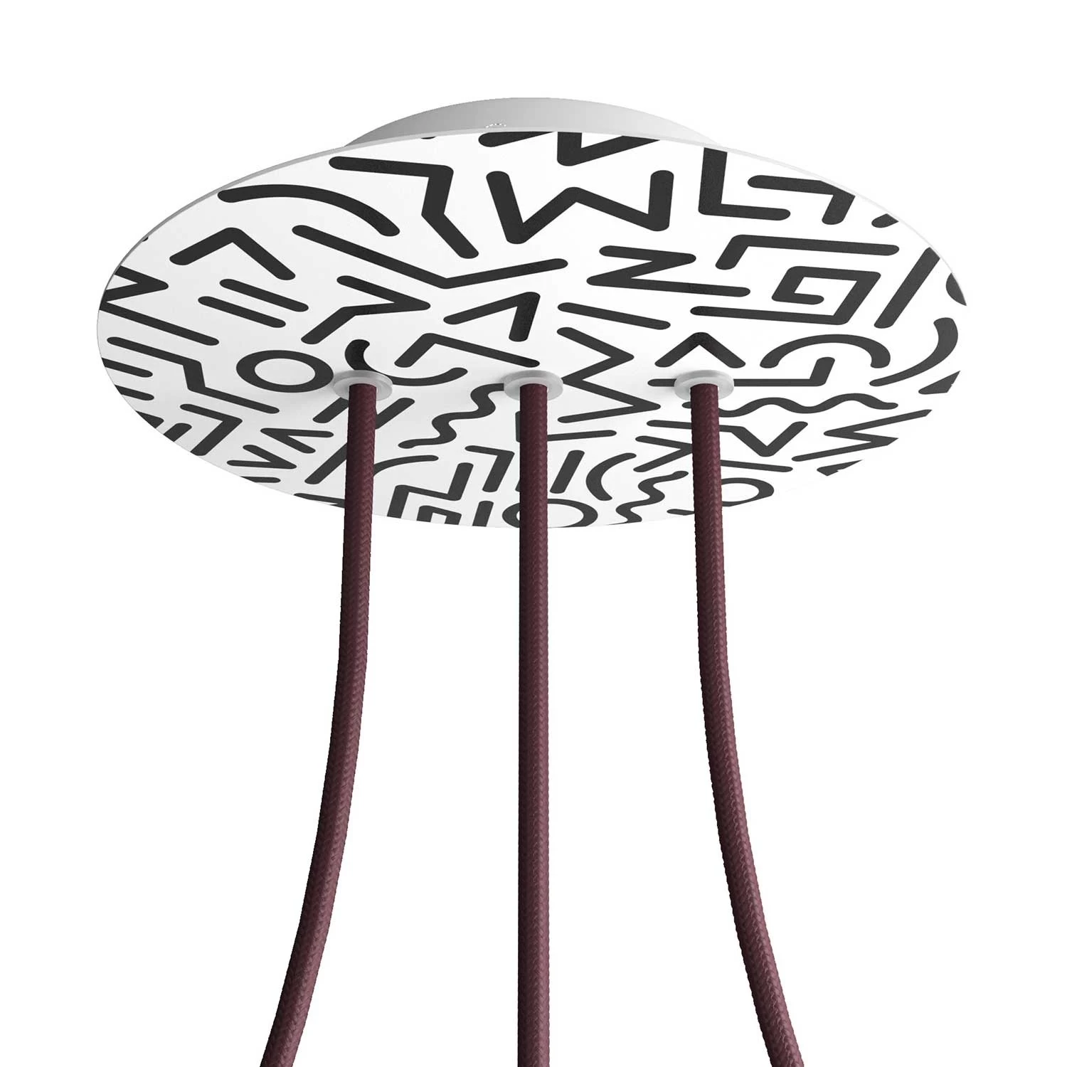 3 In-line Holes - LARGE Round Ceiling Canopy Kit - Rose One System - PROMO 16 3 In-line Holes - LARGE Round Ceiling Canopy Kit - Rose One System - PROMO - Image 14