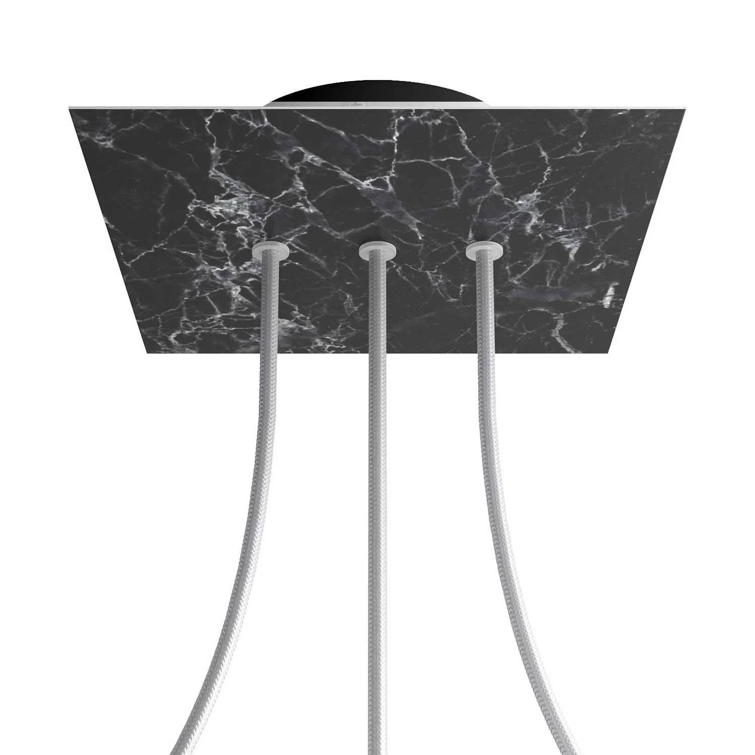 3 In-line Holes - LARGE Square Ceiling Canopy Kit - Rose One System 16 3 In-line Holes - LARGE Square Ceiling Canopy Kit - Rose One System - Image 14