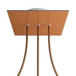 3 In-line Holes - LARGE Square Ceiling Canopy Kit - Rose One System 36 3 In-line Holes - LARGE Square Ceiling Canopy Kit - Rose One System -Home-Lamps 3 in line holes large square ceiling canopy kit rose one system 14