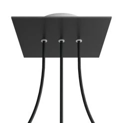 3 In-line Holes - LARGE Square Ceiling Canopy Kit - Rose One System 38 3 In-line Holes - LARGE Square Ceiling Canopy Kit - Rose One System -Home-Lamps 3 in line holes large square ceiling canopy kit rose one system 16