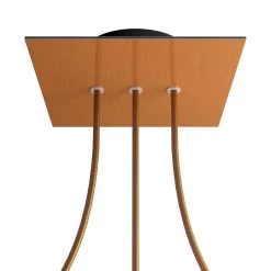 3 In-line Holes - LARGE Square Ceiling Canopy Kit - Rose One System 40 3 In-line Holes - LARGE Square Ceiling Canopy Kit - Rose One System -Home-Lamps 3 in line holes large square ceiling canopy kit rose one system 18