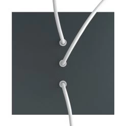 3 In-line Holes - LARGE Square Ceiling Canopy Kit - Rose One System 25 3 In-line Holes - LARGE Square Ceiling Canopy Kit - Rose One System -Home-Lamps 3 in line holes large square ceiling canopy kit rose one system 3