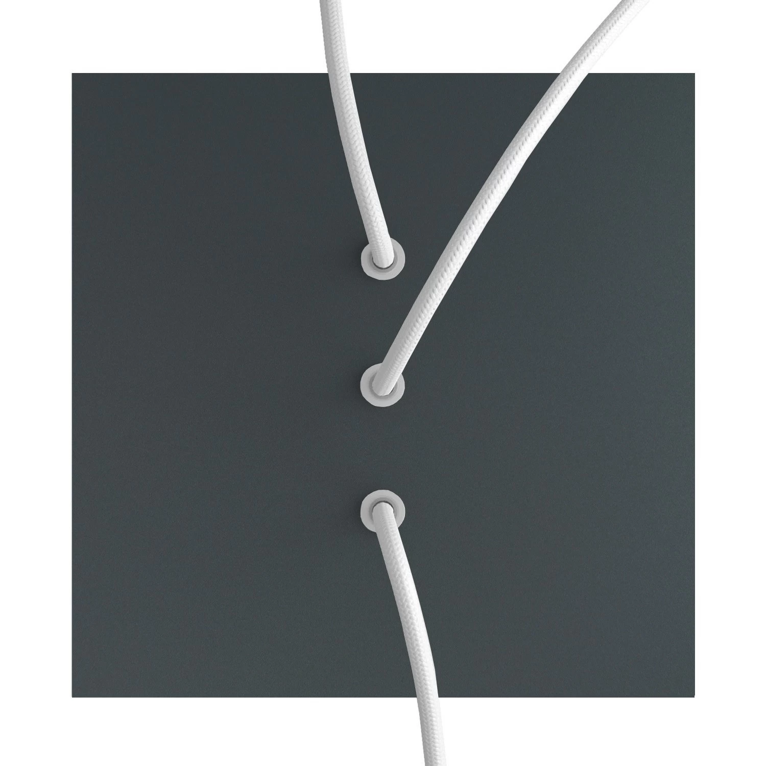 3 In-line Holes - LARGE Square Ceiling Canopy Kit - Rose One System 6 3 In-line Holes - LARGE Square Ceiling Canopy Kit - Rose One System - Image 4