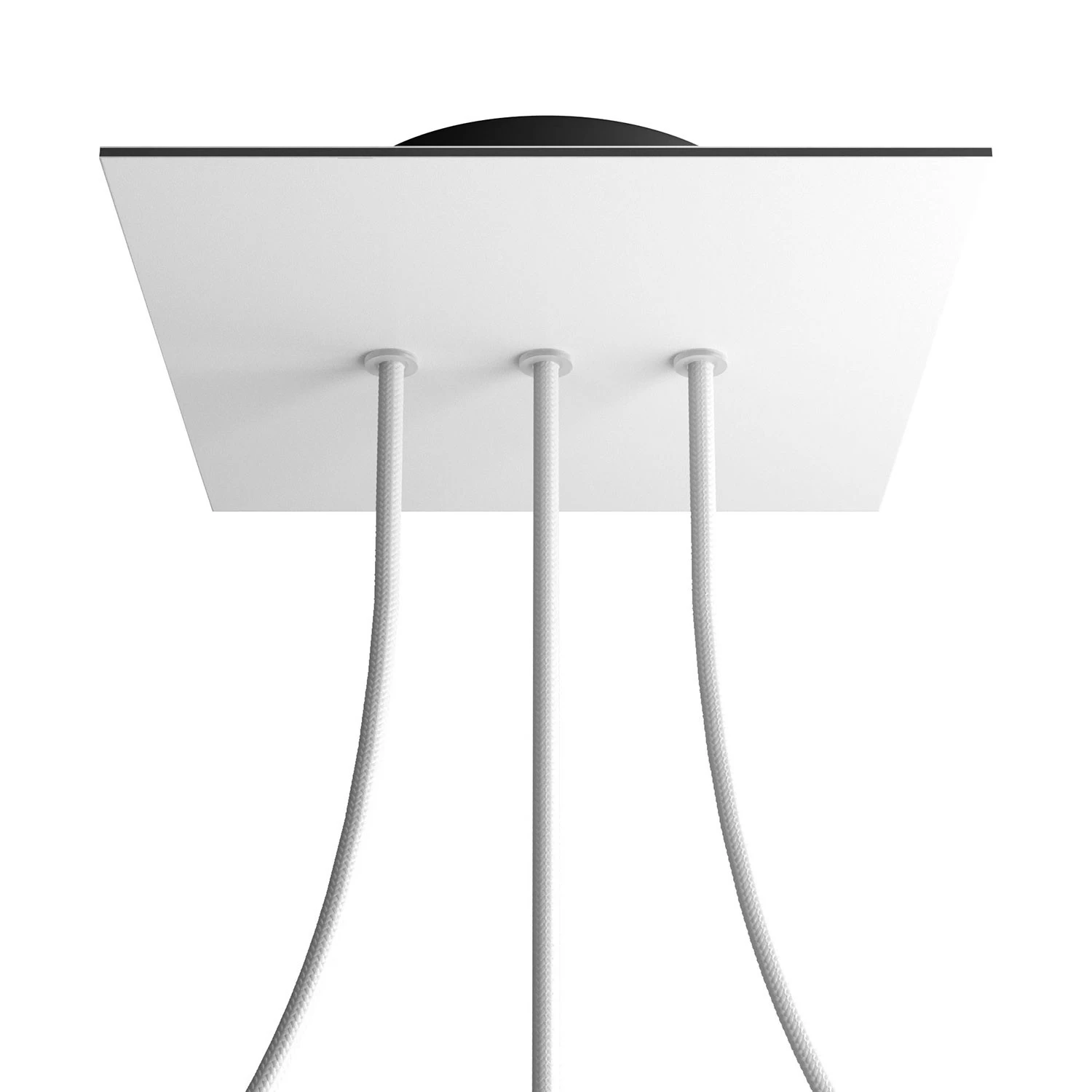 3 In-line Holes - LARGE Square Ceiling Canopy Kit - Rose One System 8 3 In-line Holes - LARGE Square Ceiling Canopy Kit - Rose One System - Image 6