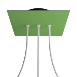 3 In-line Holes - LARGE Square Ceiling Canopy Kit - Rose One System 28 3 In-line Holes - LARGE Square Ceiling Canopy Kit - Rose One System -Home-Lamps 3 in line holes large square ceiling canopy kit rose one system 6