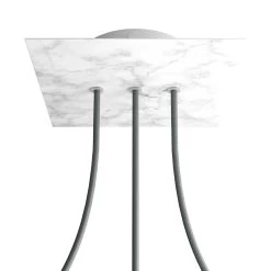 3 In-line Holes - LARGE Square Ceiling Canopy Kit - Rose One System 31 3 In-line Holes - LARGE Square Ceiling Canopy Kit - Rose One System -Home-Lamps 3 in line holes large square ceiling canopy kit rose one system 9