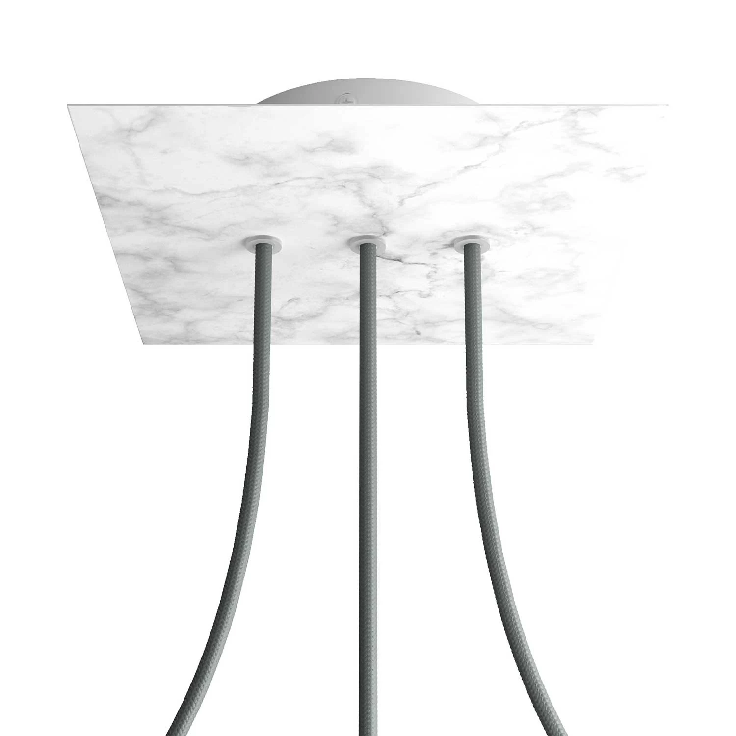 3 In-line Holes - LARGE Square Ceiling Canopy Kit - Rose One System 12 3 In-line Holes - LARGE Square Ceiling Canopy Kit - Rose One System - Image 10