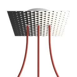 3 In-line Holes - LARGE Square Ceiling Canopy Kit - Rose One System - PROMO -Home-Lamps 3 in line holes large square ceiling canopy kit rose one system promo 4