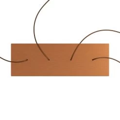 4 Hole In Line - EXTRA LARGE Rectangular Ceiling Canopy Kit - Rose One System, 675 X 225 Mm Cover -Home-Lamps 4 hole in line extra large rectangular ceiling canopy kit rose one system 675 x 225 mm cover 18