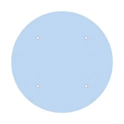 4 Holes - EXTRA LARGE Round Ceiling Canopy Kit - Rose One System -Home-Lamps 4 holes extra large round ceiling canopy kit rose one system 11