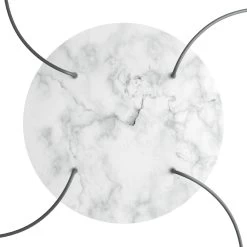 4 Holes - EXTRA LARGE Round Ceiling Canopy Kit - Rose One System -Home-Lamps 4 holes extra large round ceiling canopy kit rose one system 4