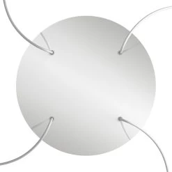 4 Holes - EXTRA LARGE Round Ceiling Canopy Kit - Rose One System -Home-Lamps 4 holes extra large round ceiling canopy kit rose one system 5