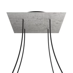 4 Holes - EXTRA LARGE Square Ceiling Canopy Kit - Rose One System -Home-Lamps 4 holes extra large square ceiling canopy kit rose one system 14