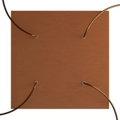 4 Holes - EXTRA LARGE Square Ceiling Canopy Kit - Rose One System -Home-Lamps 4 holes extra large square ceiling canopy kit rose one system 19