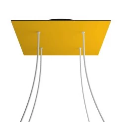 4 Holes - EXTRA LARGE Square Ceiling Canopy Kit - Rose One System -Home-Lamps 4 holes extra large square ceiling canopy kit rose one system 4