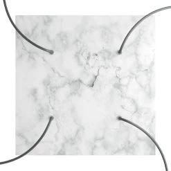 4 Holes - EXTRA LARGE Square Ceiling Canopy Kit - Rose One System -Home-Lamps 4 holes extra large square ceiling canopy kit rose one system 8