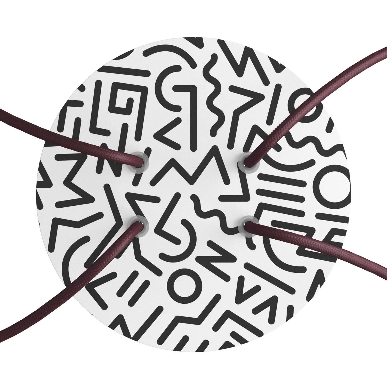 4 Holes - LARGE Round Ceiling Canopy Kit - Rose One System - PROMO 13 4 Holes - LARGE Round Ceiling Canopy Kit - Rose One System - PROMO - Image 11