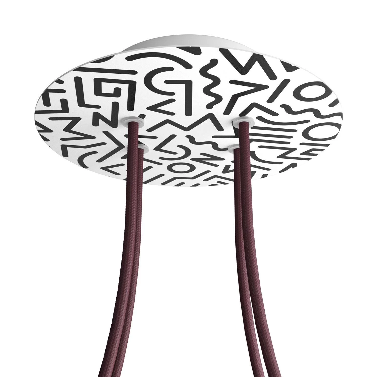 4 Holes - LARGE Round Ceiling Canopy Kit - Rose One System - PROMO 16 4 Holes - LARGE Round Ceiling Canopy Kit - Rose One System - PROMO - Image 14