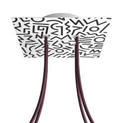 4 Holes - LARGE Square Ceiling Canopy Kit - Rose One System - PROMO 29 4 Holes - LARGE Square Ceiling Canopy Kit - Rose One System - PROMO -Home-Lamps 4 holes large square ceiling canopy kit rose one system promo 10