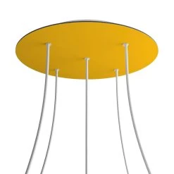 5 Holes - EXTRA LARGE Round Ceiling Canopy Kit - Rose One System -Home-Lamps 5 holes extra large round ceiling canopy kit rose one system 4