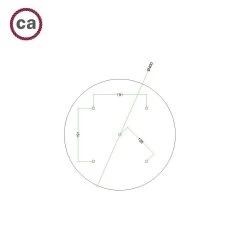 5 Holes - EXTRA LARGE Round Ceiling Canopy Kit - Rose One System - PROMO -Home-Lamps 5 holes extra large round ceiling canopy kit rose one system promo 5