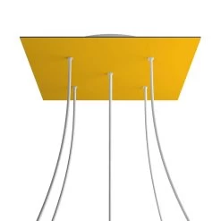 5 Holes - EXTRA LARGE Square Ceiling Canopy Kit - Rose One System -Home-Lamps 5 holes extra large square ceiling canopy kit rose one system 2