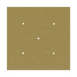 5 Holes - EXTRA LARGE Square Ceiling Canopy Kit - Rose One System