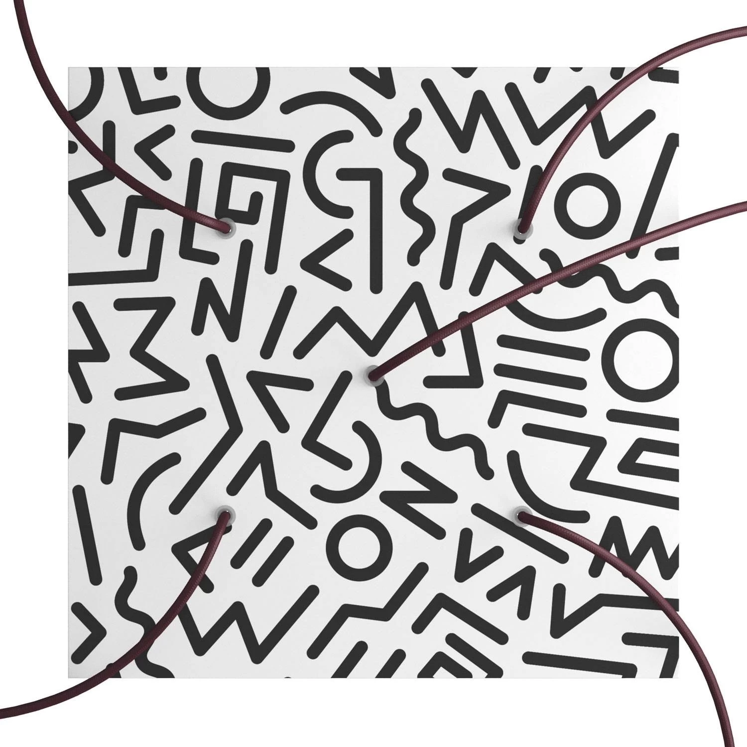 5 Holes - EXTRA LARGE Square Ceiling Canopy Kit - Rose One System - PROMO 13 5 Holes - EXTRA LARGE Square Ceiling Canopy Kit - Rose One System - PROMO - Image 11