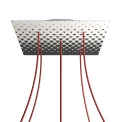 5 Holes - EXTRA LARGE Square Ceiling Canopy Kit - Rose One System - PROMO 35 5 Holes - EXTRA LARGE Square Ceiling Canopy Kit - Rose One System - PROMO -Home-Lamps 5 holes extra large square ceiling canopy kit rose one system promo 15