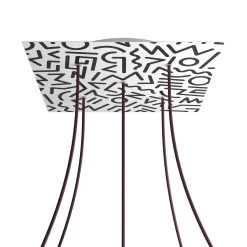 5 Holes - EXTRA LARGE Square Ceiling Canopy Kit - Rose One System - PROMO 37 5 Holes - EXTRA LARGE Square Ceiling Canopy Kit - Rose One System - PROMO -Home-Lamps 5 holes extra large square ceiling canopy kit rose one system promo 17