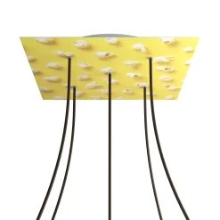 5 Holes - EXTRA LARGE Square Ceiling Canopy Kit - Rose One System - PROMO 24 5 Holes - EXTRA LARGE Square Ceiling Canopy Kit - Rose One System - PROMO -Home-Lamps 5 holes extra large square ceiling canopy kit rose one system promo 4