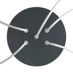 5 Holes - LARGE Round Ceiling Canopy Kit - Rose One System -Home-Lamps 5 holes large round ceiling canopy kit rose one system 18