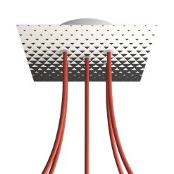 5 Holes - LARGE Square Ceiling Canopy Kit - Rose One System - PROMO 32 5 Holes - LARGE Square Ceiling Canopy Kit - Rose One System - PROMO -Home-Lamps 5 holes large square ceiling canopy kit rose one system promo 13