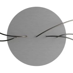 5 In-Line Holes - EXTRA LARGE Round Ceiling Canopy Kit - Rose One System -Home-Lamps 5 in line holes extra large round ceiling canopy kit rose one system 10