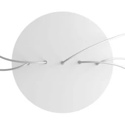 5 In-Line Holes - EXTRA LARGE Round Ceiling Canopy Kit - Rose One System -Home-Lamps 5 in line holes extra large round ceiling canopy kit rose one system 17